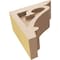 Ekena Millwork 3"W x 6"D x 6"H Classic Mayflower Rough Cedar Woodgrain TimberThane Corbel, Primed Tan CORUR03X06X06MAYRCPR - alternate 2